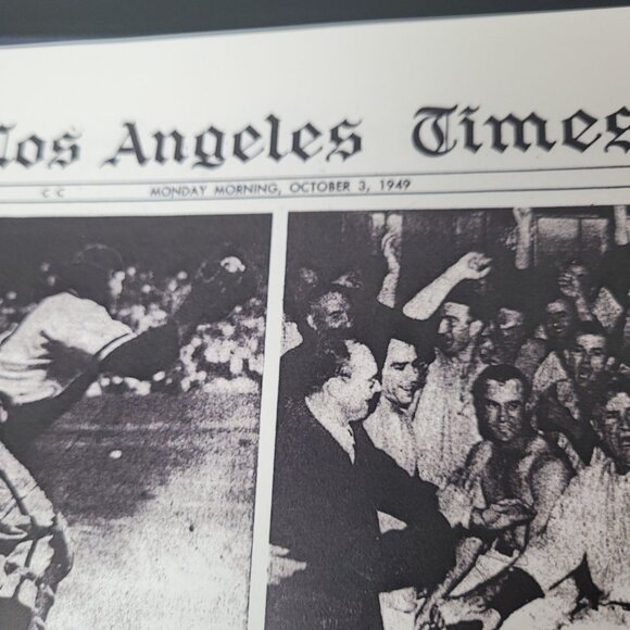 Los Angeles Dodgers History Book Presented To Dave MacMillan By Los Angeles Time - Picture 13 of 16
